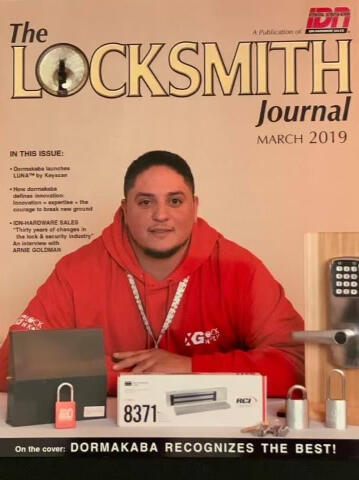XG Lock N Key Xavier G. of XG Lock in Key in Locksmith Journal